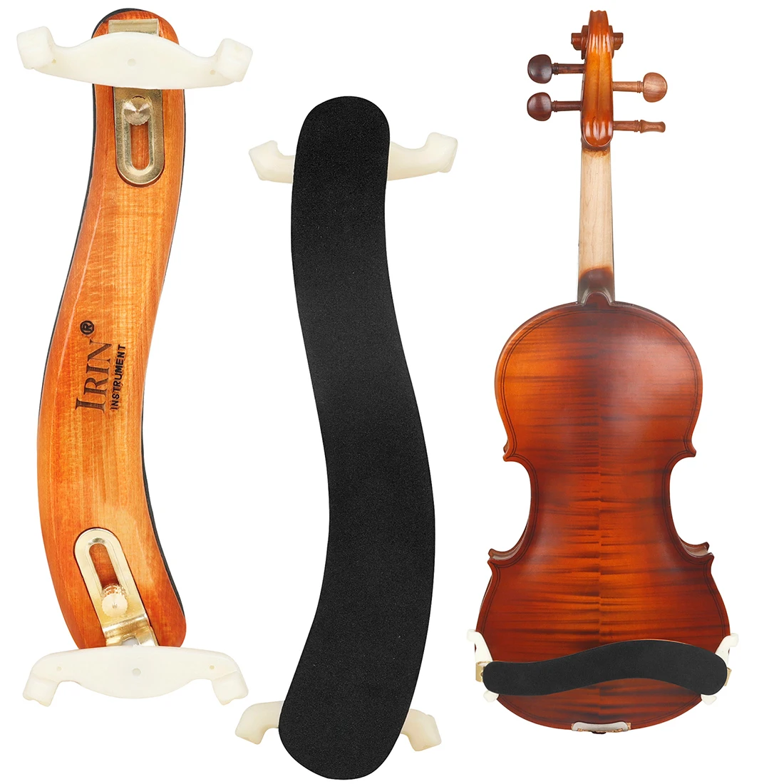 Professional Wood Violin Shoulder Rest Adjustable Universal Violin Shoulder Rest Support Shaft String Violin Accessories