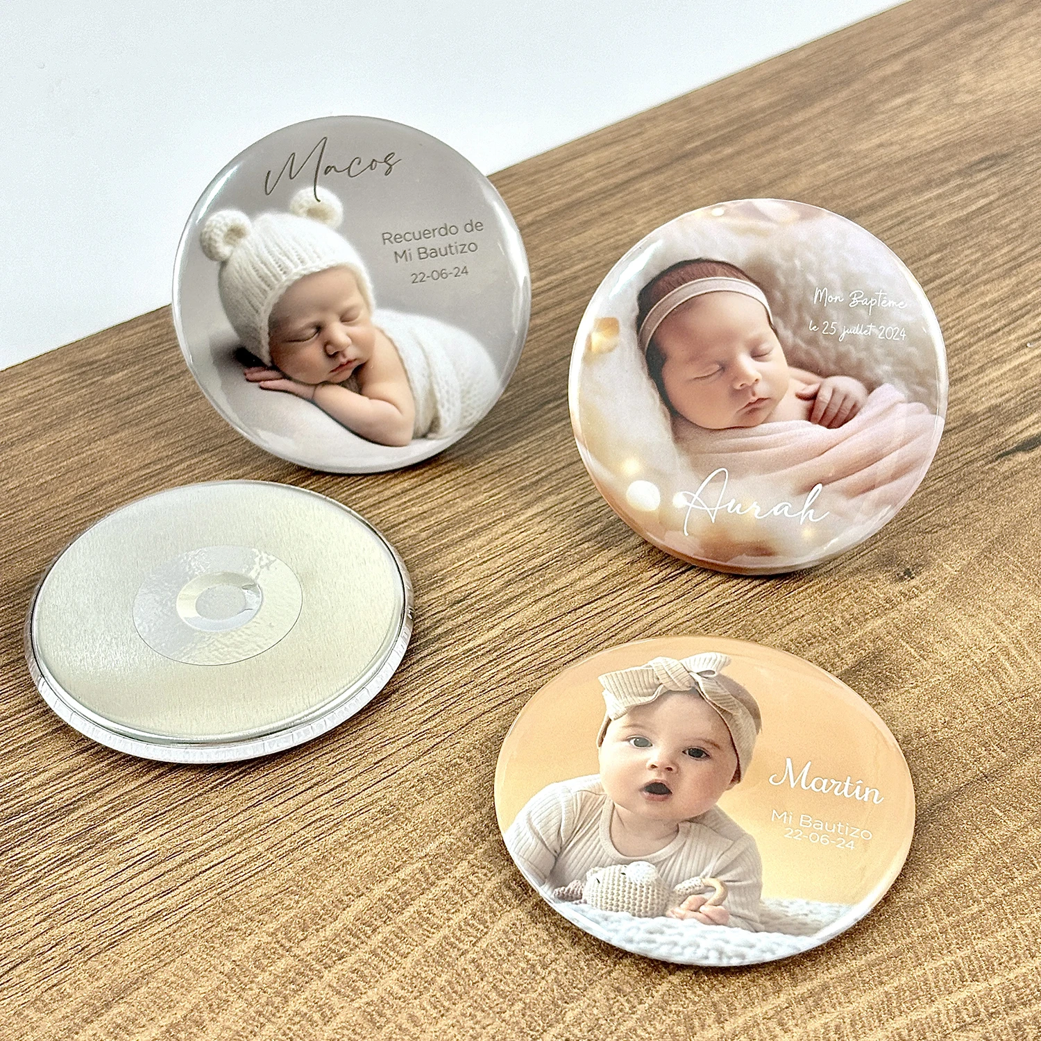 Baptism Favors Personalized Communion Gifts for Guests Custom Baptism Magnets Boy Girl First Communion Party Souvenirs