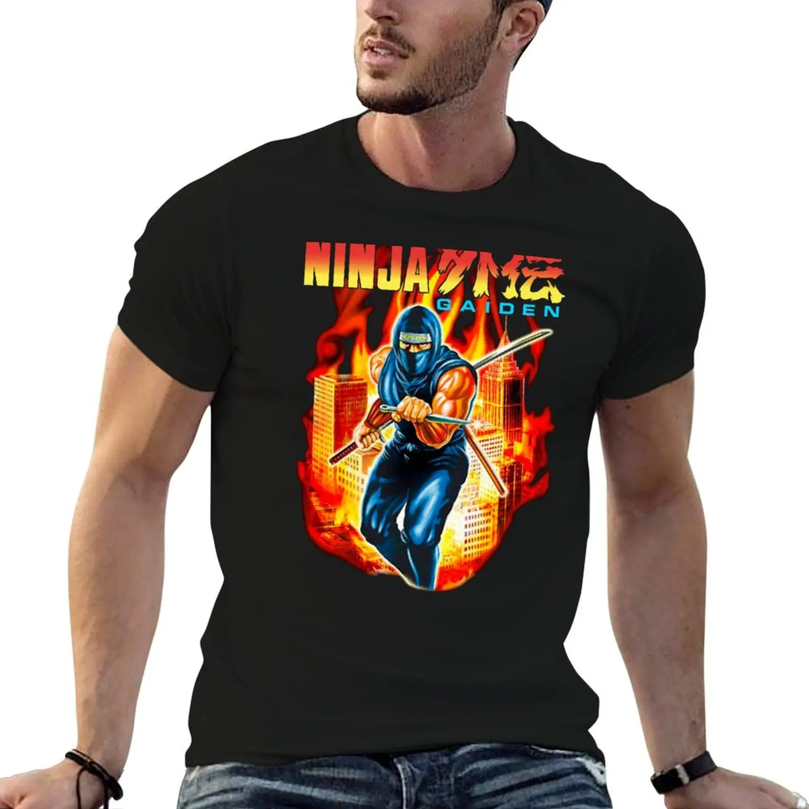 

NINJA GAIDEN BOX ART T-Shirt t shirts for man graphic tees t shirt for man T-Shirt