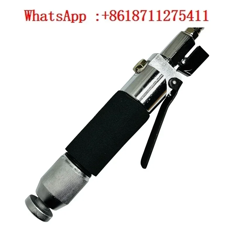 Straight pneumatic striking hammer for automotive repair, tire repair, shoe edge shaping tool, nailing, vibrating hammer