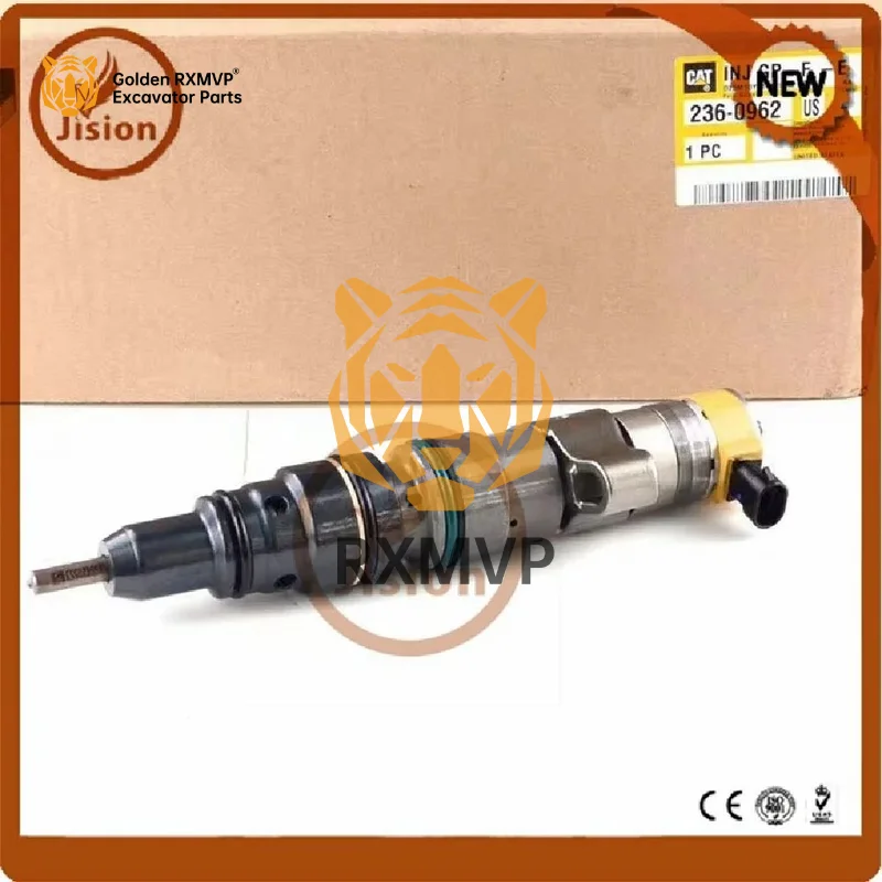 For Construction Machinery Parts Fuel Injector 2360962 236-0962 Caterpillar Cat C7 C9 Common Rail Excavator RXMVP