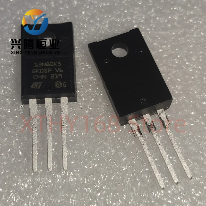 2-5PCS STF13N80K5 13N80K5 13N80KS MOSFET N-CH 800V 12A TO220FP New&Original