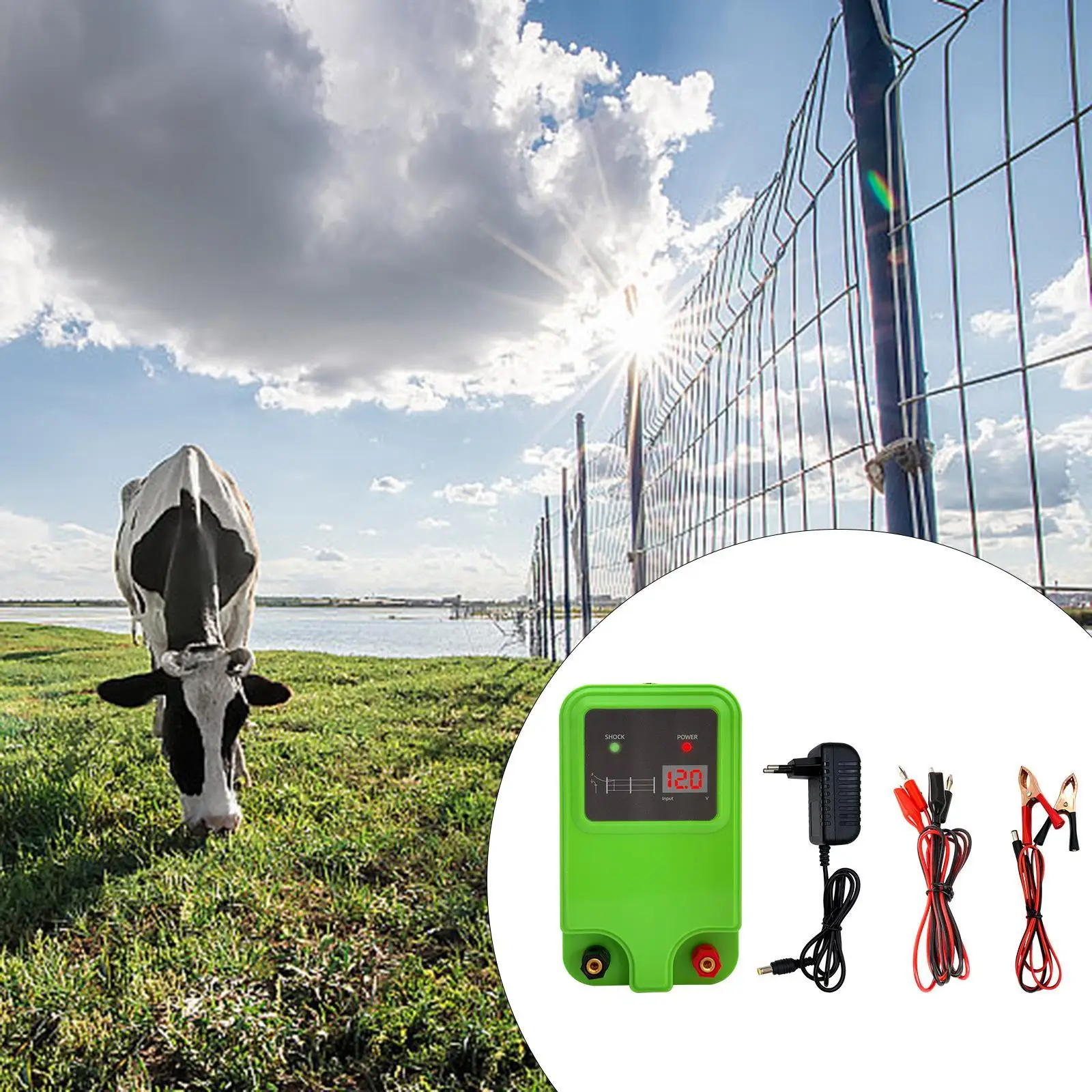 

Electric Fence Charger Accessory Electric Fence Charger for Pets Lawn Farm