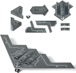 1: 72 Helicóptero Abech J-20 Fighter SU35 SU57 F22 Modelo de avión B2 Leopardo militar 2A7 99 Tanque B2 Bombardero Modelo Bloque de construcción