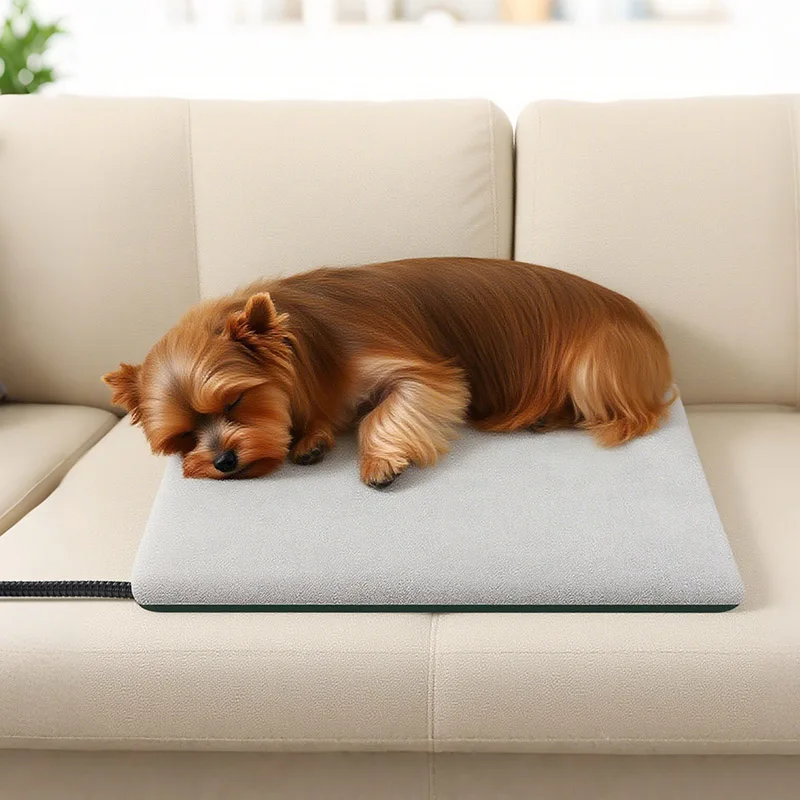 Pet Electric Blanket With Temperature Control Intelligent Dog Bed Mat Winter Warm Dog Pad For Puppy Kitty Heating Pad Cover view 6