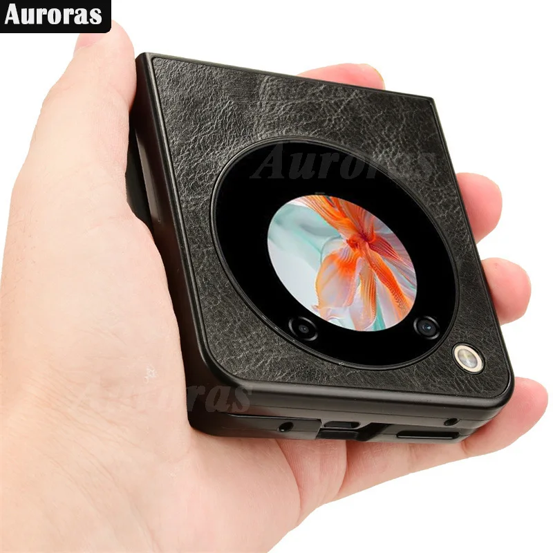 Skinlee For ZTE Nubia Flip 5G Flip Case Leather Card Slot Wallet Camera protection Back Cover For ZTE Nubia Flip 5G Casing Capa