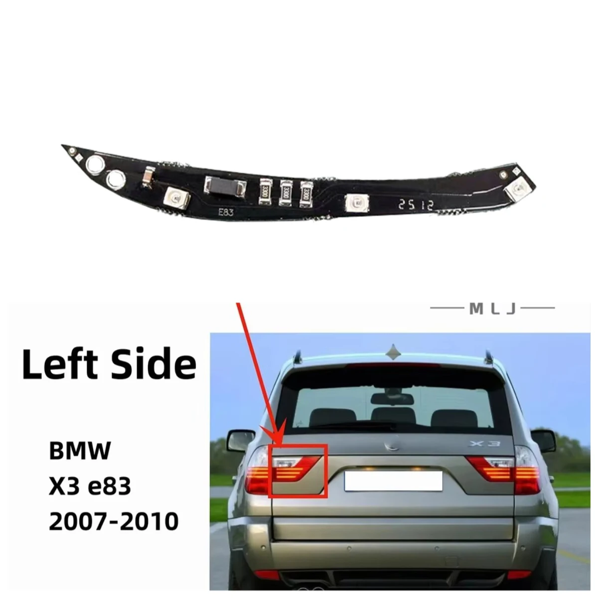 1For BMW X3 E83 2007‑2010 Rear Lamp Replacement Parts 7162209 7162210 7162213 7162214 Tail Light Repair Chip Boards
