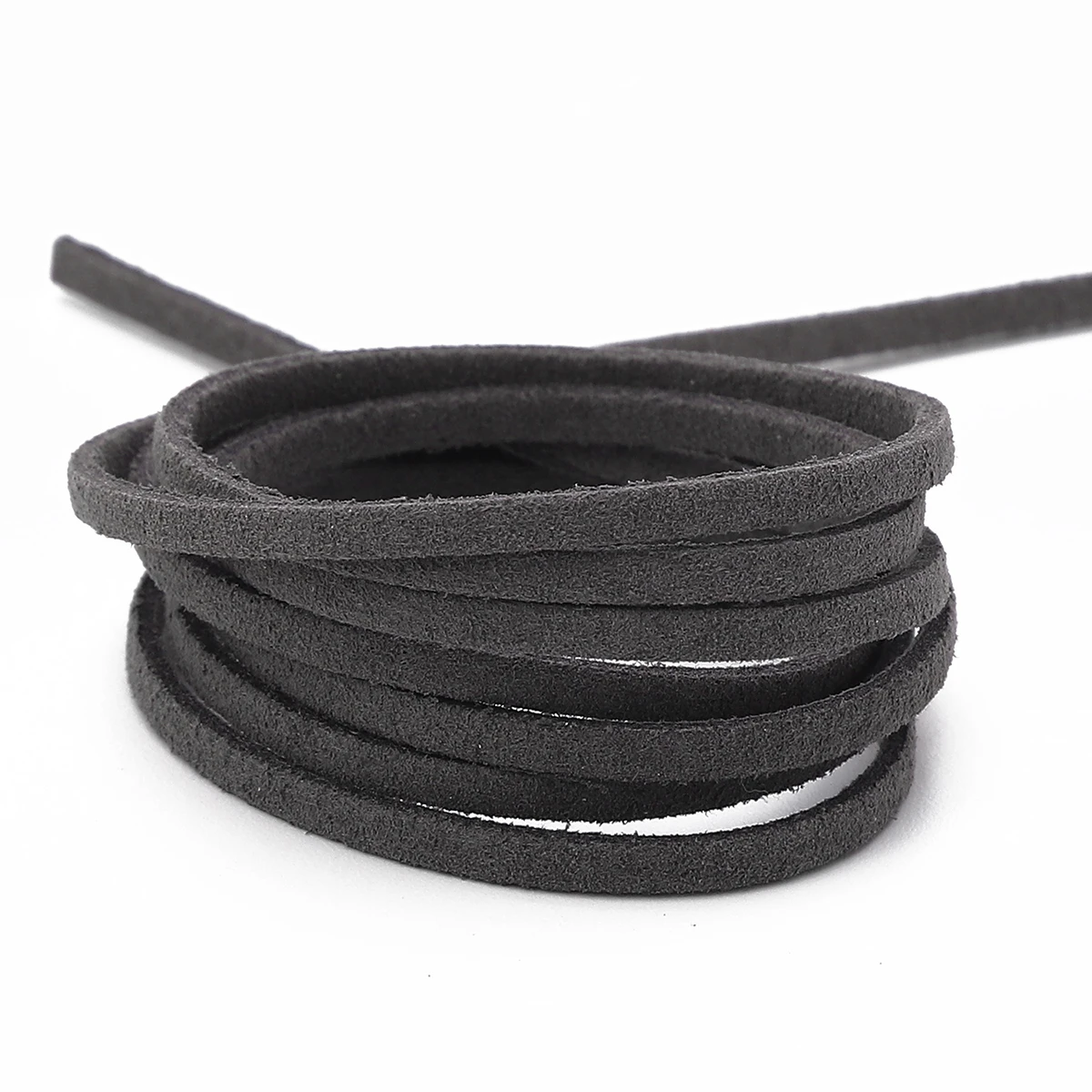 3mm Flat Double Sided Suede Cord for DIY Beading