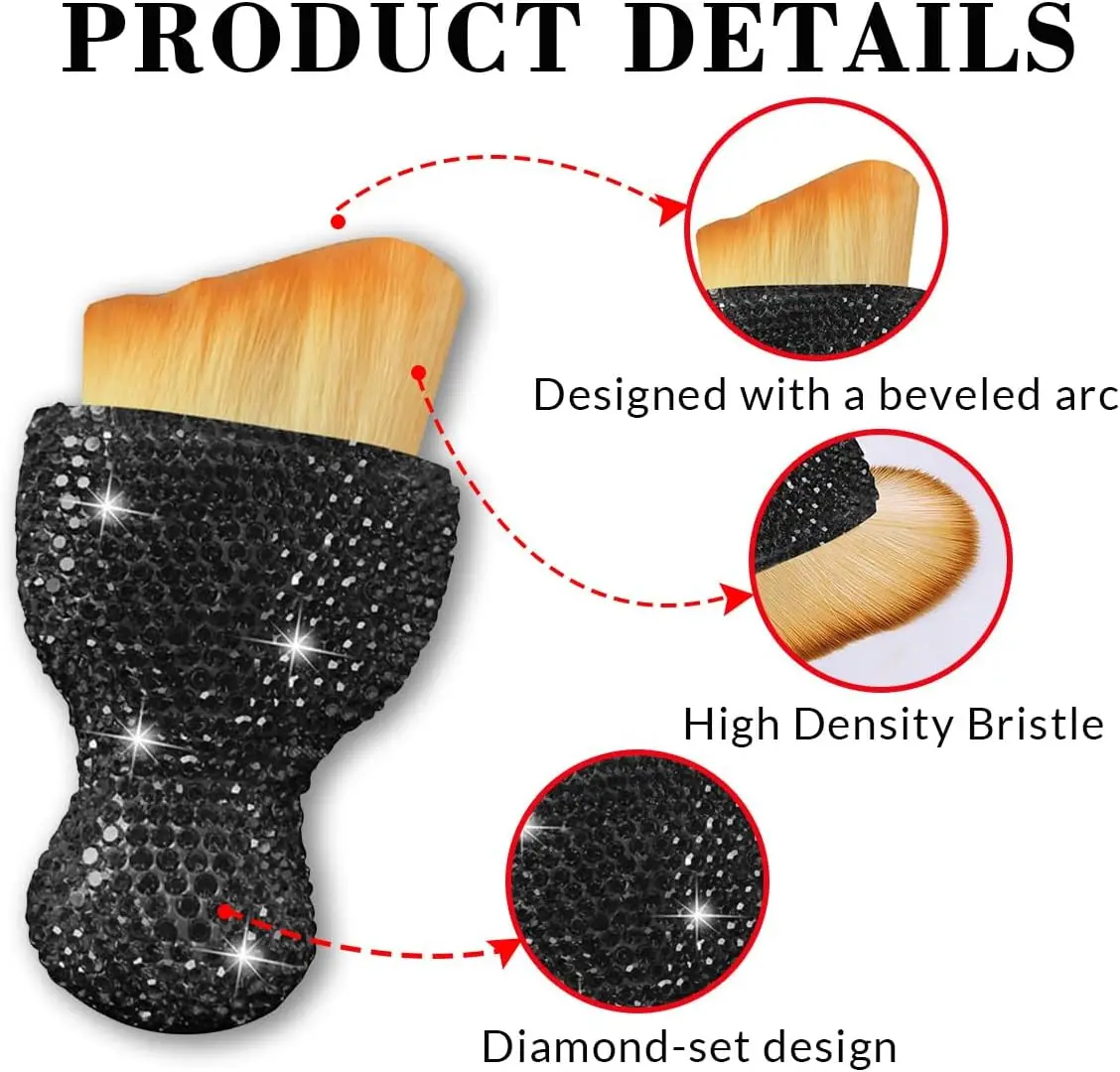 ブリンブリンインテリアダストブラシ、カーディテイリングクリーニングブラシ、ブリンブリンハンドルソフト毛ダスティングツール、車内クリーニングT