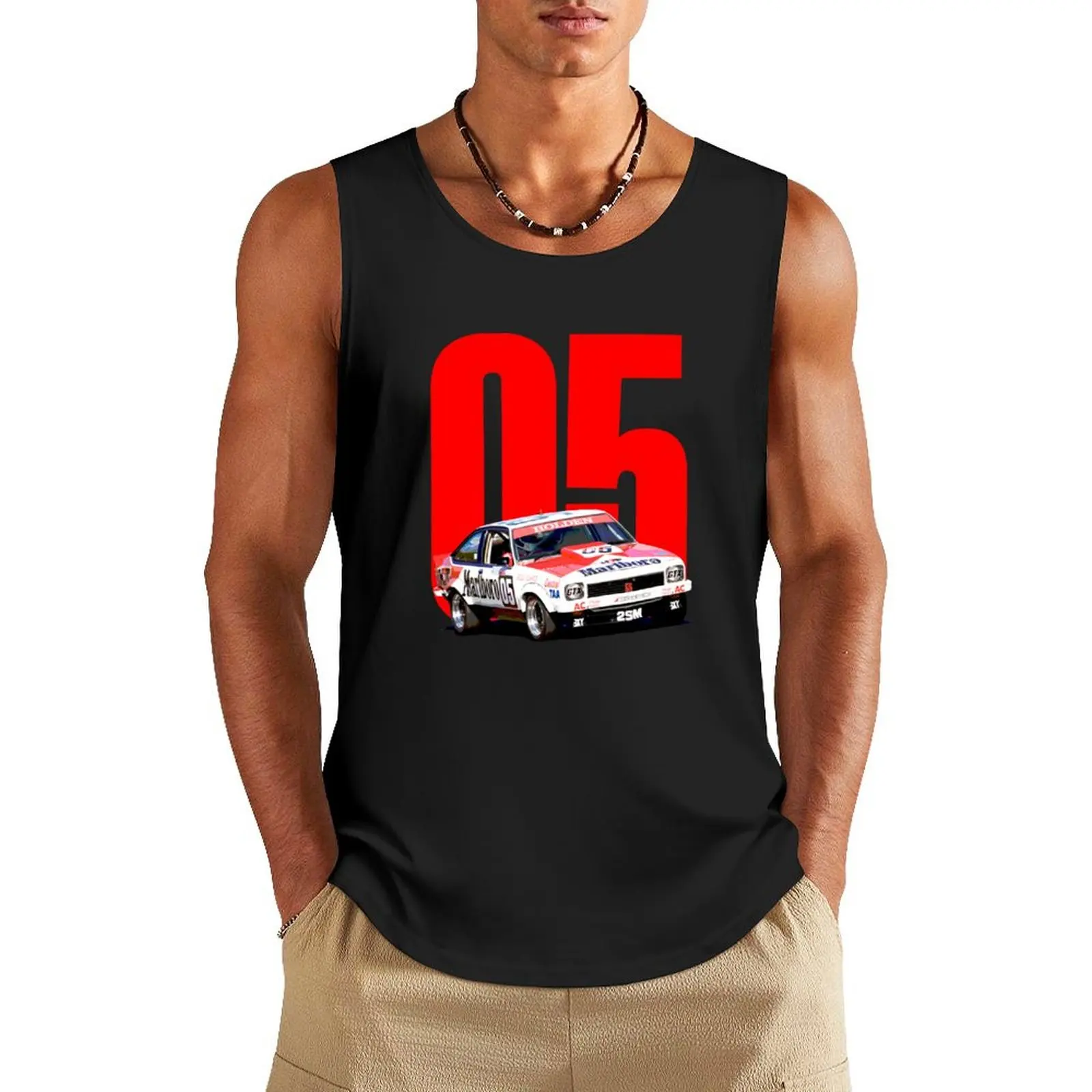 

1979, A9X Torana Hatchback - Bathurst / Brock Tank Top, спортивные рубашки, футболка для мужчин