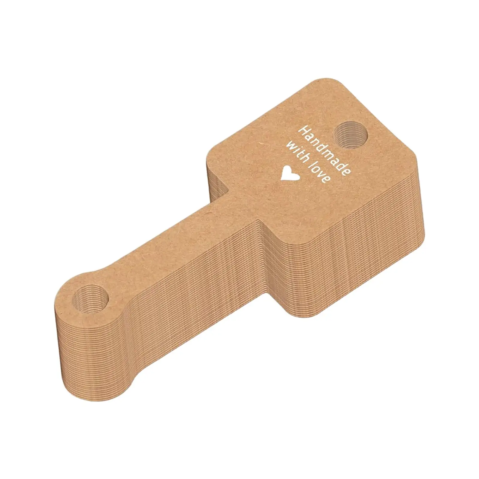 

200 шт., карты для демонстрации ожерелья, самоклеящиеся коричневые карты для упаковки ювелирных изделий, продающие карты для браслета, брелок для хранения ювелирных изделий