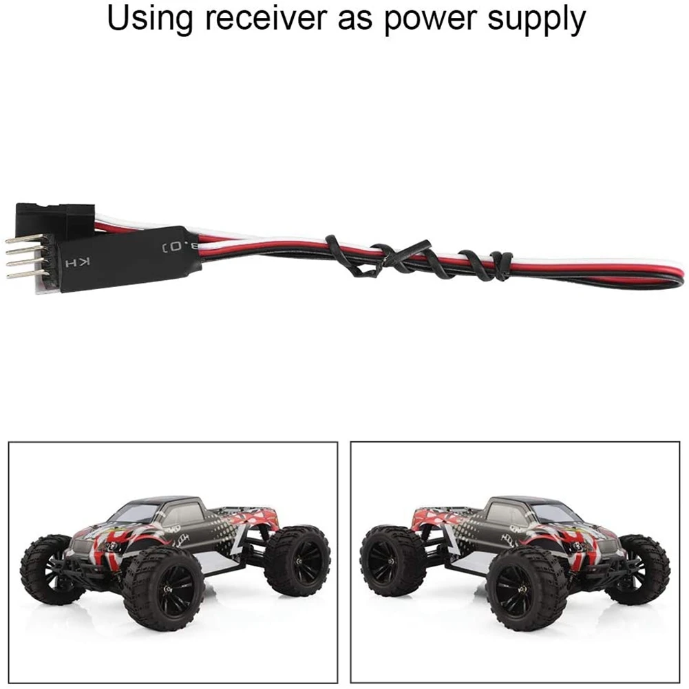 SUNRI-Rc Lichtschaltermodul Rc Auto Licht Ein/Aus Geeignet für Traxxas Fernbedienung Modellauto Lichtschalter Scx10