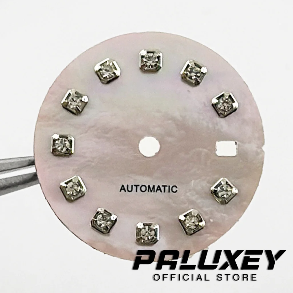 NH05 20.5mm Silver Gold Rose Gold Watch Dial Diamond Index for NH05 NH06 Movement Watch Faces Replacement Parts