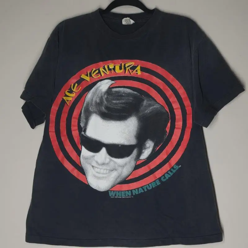 

Vintage Ace Ventura 1995 When Nature Calls T Shirt Jim Carrey Size Large Comedy