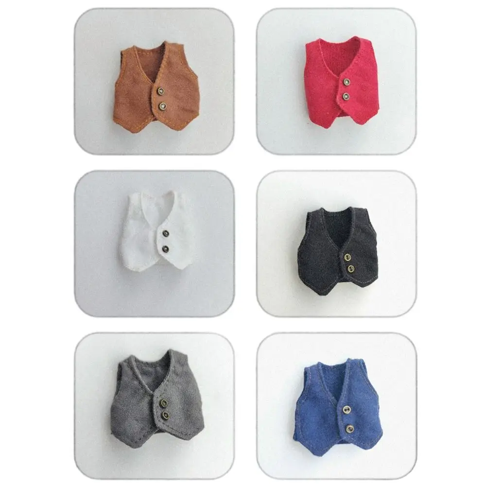 High Quality Casual Wear YMY Doll Clothes Boys Girls 6 Colors Vest Tops Gift Toys 1/11 ob11 dolls/1/12 Bjd Doll