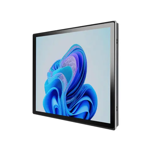 Bilashmart Windows 10 Industrial Touch Screen Panel Pc Capacitive Display Wall Mount Intel Core i3 5005U Embedded All in One Computer