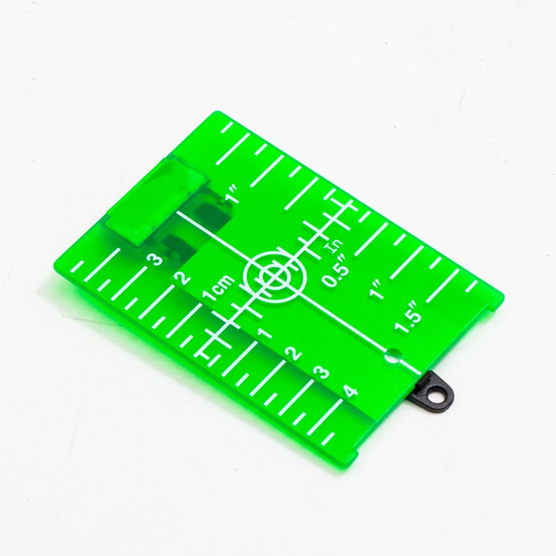 Laser Target Card Plate Reflective Magnetic Board For Green/Red Laser Level 10cmx7.5cm Line Lasers Leveling Board Tool Accessory