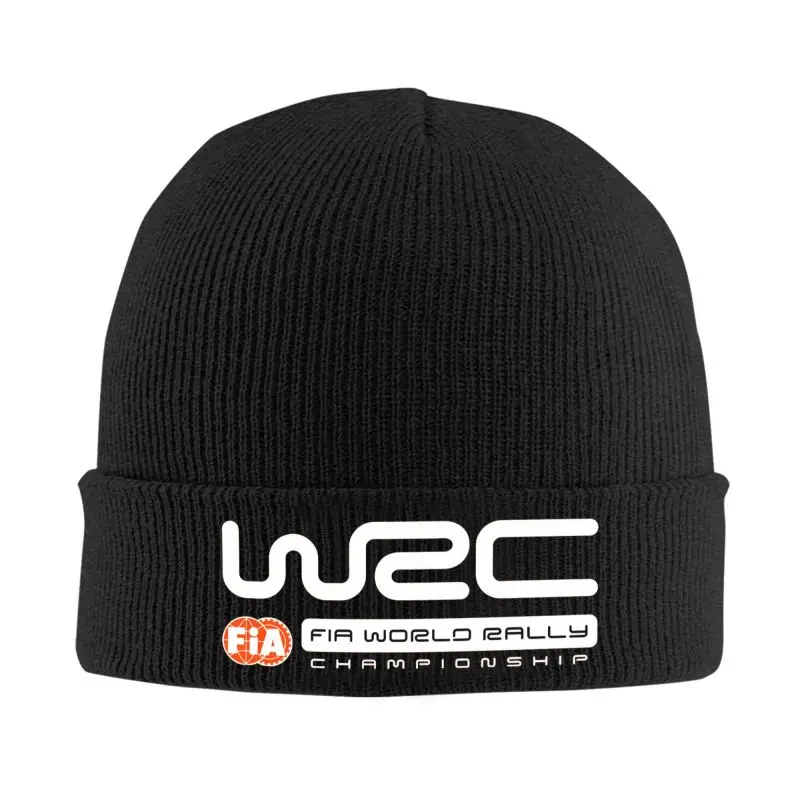 WRC World Rally Championship Beanie Hats Skullies Beanies Knitted Hat Unisex Warm Soft Caps Autumn Winter Trendy Bonnet Hats