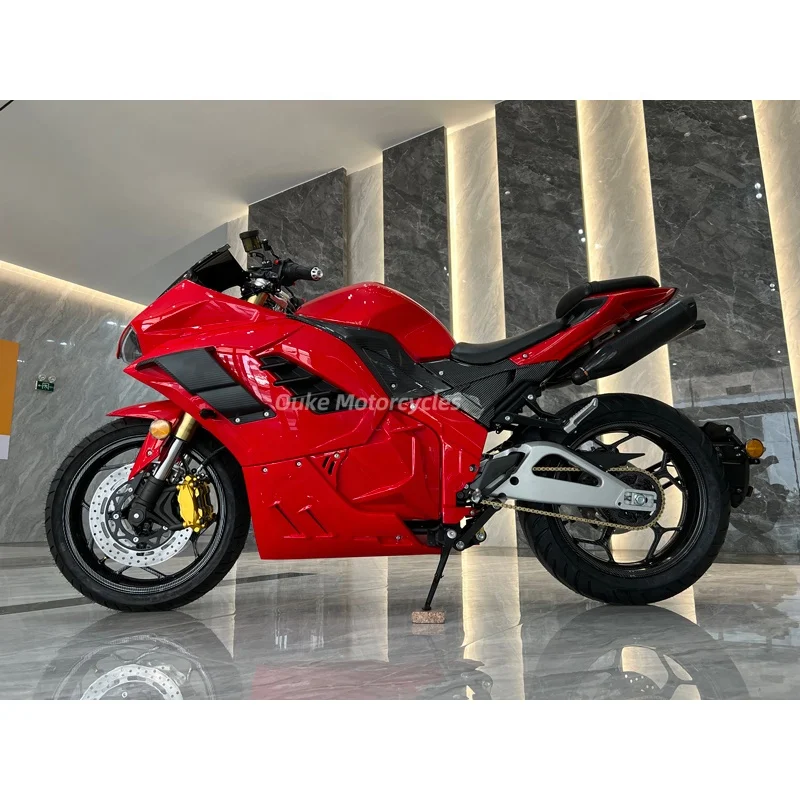 4000w lithium Powerful High speed Mid drive center motor 160km/h  Racing Adult Electric Motorcycle