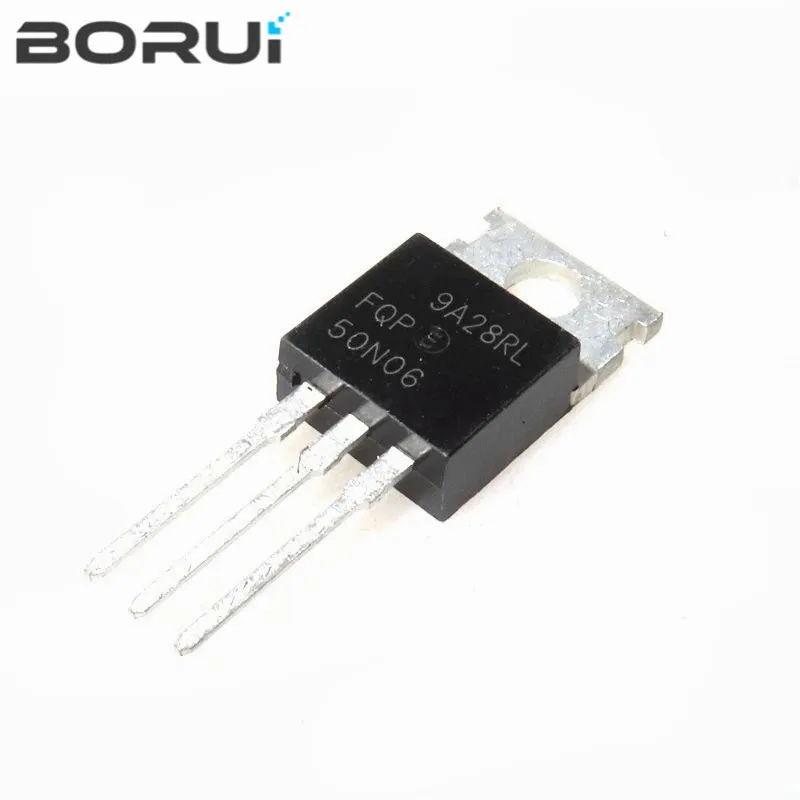 10Pcs FQP50N06 TO220 RFP50N06 50N06 50A 600V MOSFET TO-220 n-channel Original