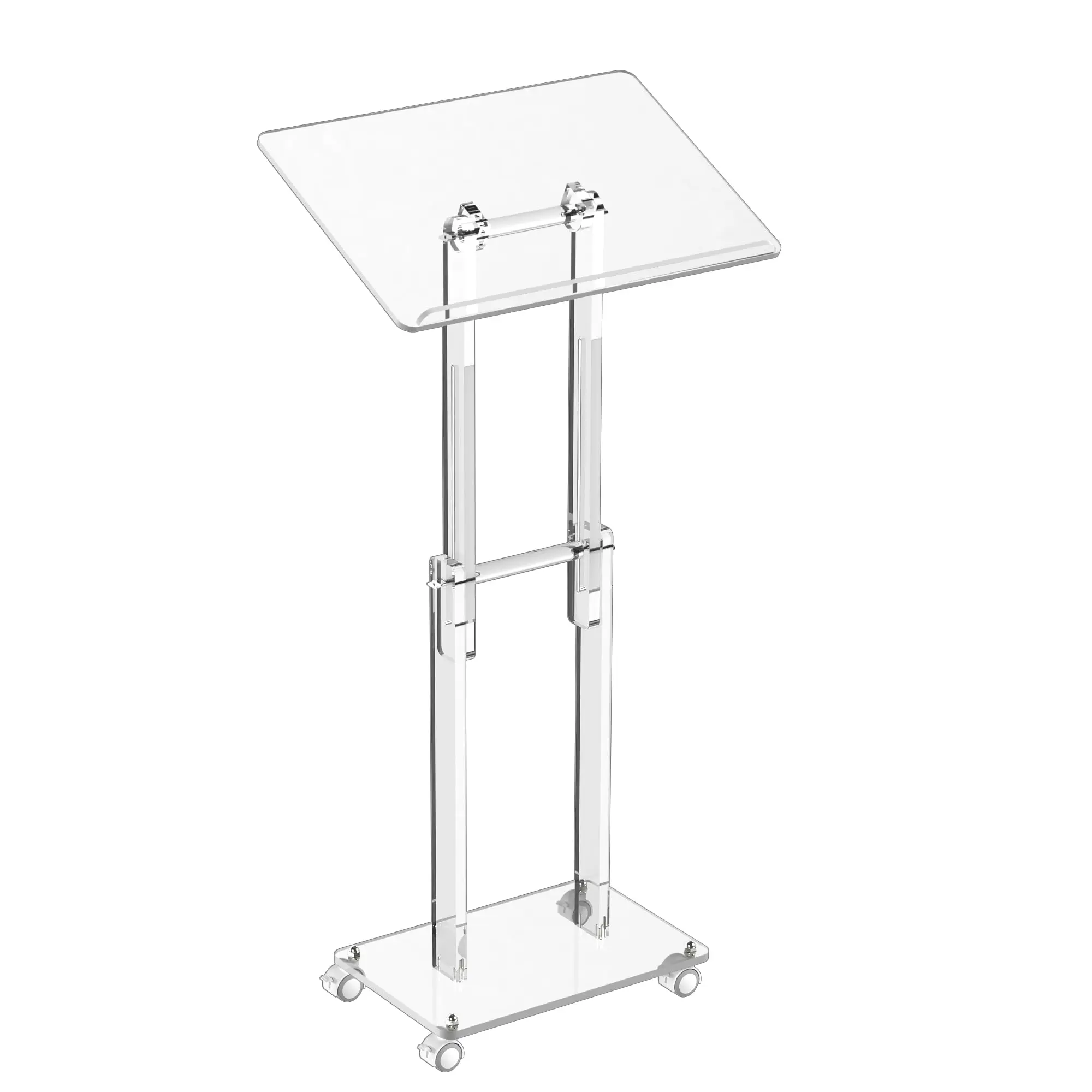 Acrylic Pulpit Podium Stand | Modern Portable Pulpits for Churches Pastors Modern SchoolLecterns  Wedding Event Reception warmeu