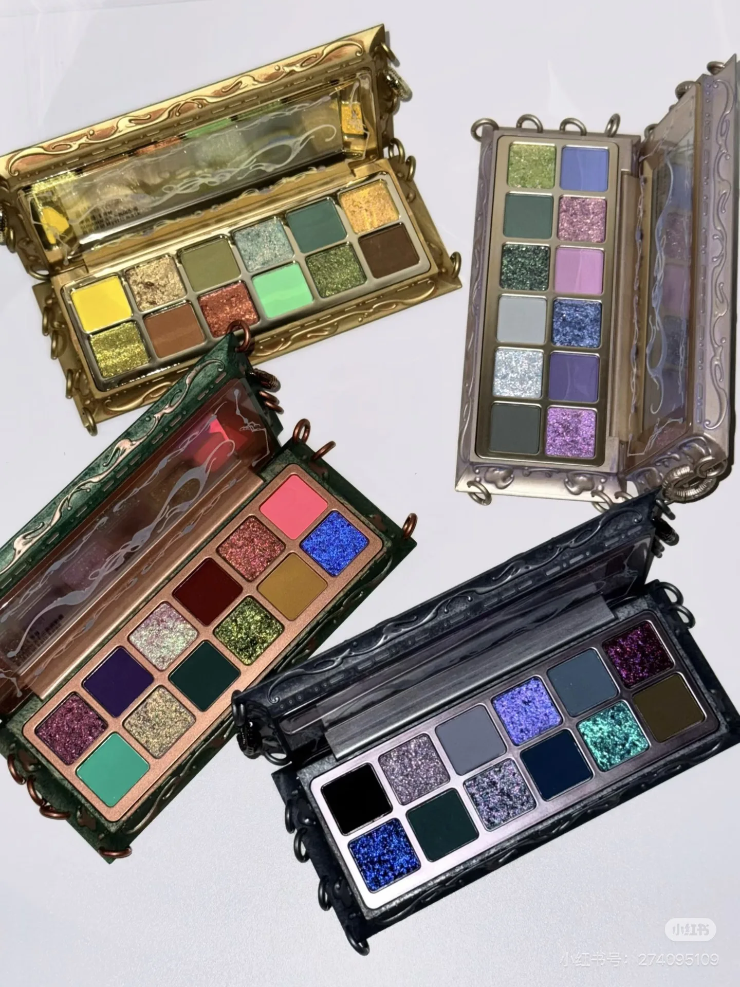 Sugarock Punk Epic Edge  12 Colors Eyeshadow Palette Shimmer Chameleon Matte Eye Shadow Lasting Makeup High Color Pigments