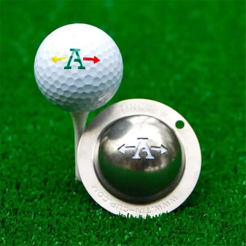 Imagem -06 - Golf Ball Line Marker Padrão Bonito Alfabeto Marcador Pen Colocando ao ar Livre Posicionamento Aids Acessórios Aço Inoxidável