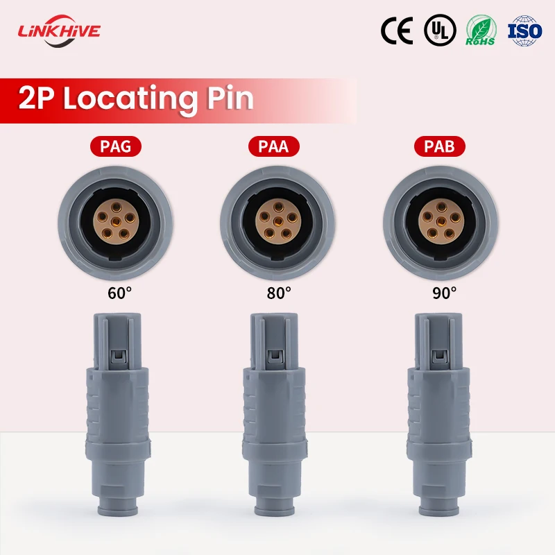 Custom Design TAG 2P Medical Series Straight Plug Widely Used Multi Cores 2-810 Pines Circular Self-locking Push Pull Connectors