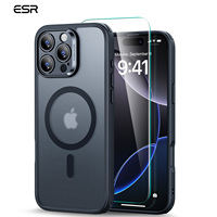 ESR MagSafe Case for iPhone 16/15 Pro Max with Screen Protector iphone 14/13 Translucent Matte Case Military-Grade Protection