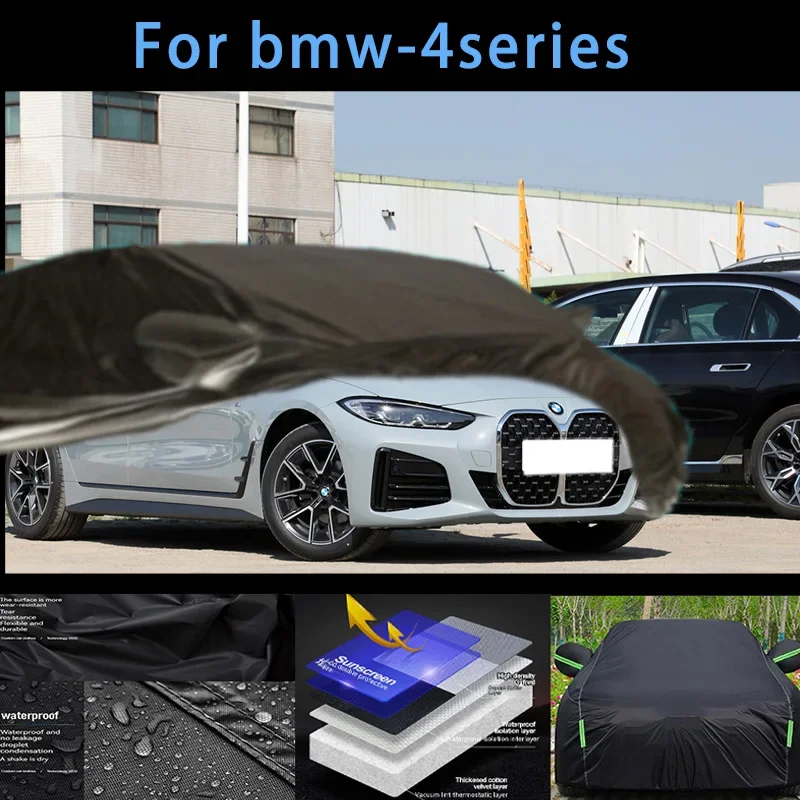 

For bmw-4series Outdoor Protection Full Car Covers Snow Cover Sunshade Waterproof Dustproof Exterior Car accessories