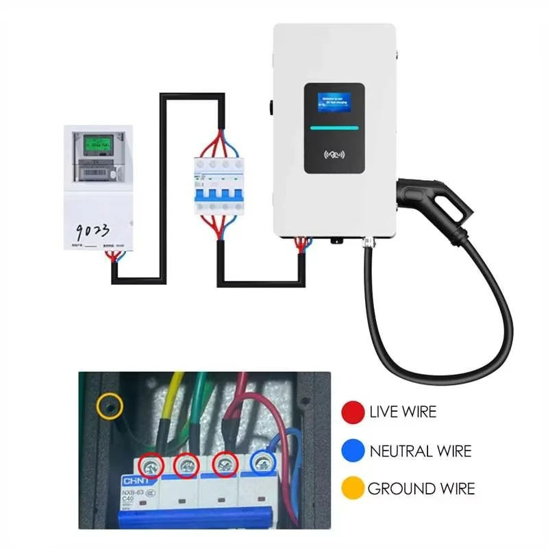 RSCHG 20kw CCS1 IP54 DC電気自動車急速 - Ev Charger Wallbox のレビューと価格