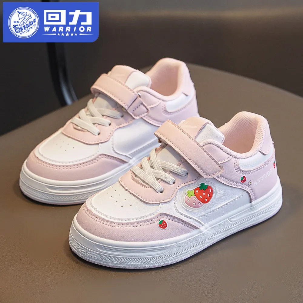 Children's shoes, strawberry girls' shoes, sports shoes, 2026 autumn new items, girls' and students' versatile board shoes