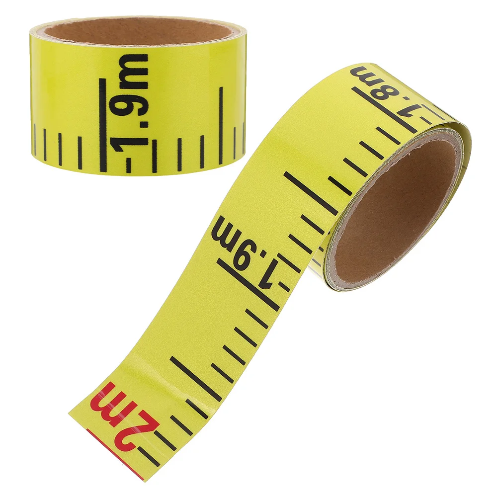 

2Pcs Water Level Measuring Sticker Clear Waterproof Ruler Decal for Pool Tank Cistern Level Indicator Accessory Part