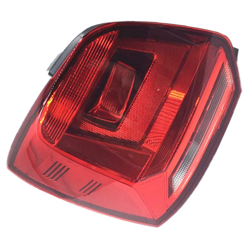 الذيل غطاء خفيف الجمعية آسى لشركة فولكس فاجن بولو 2014-2018 سيارة الضوء الخلفي لا لمبة الخلفية مصباح مكبح استبدال جزء اليسار #2