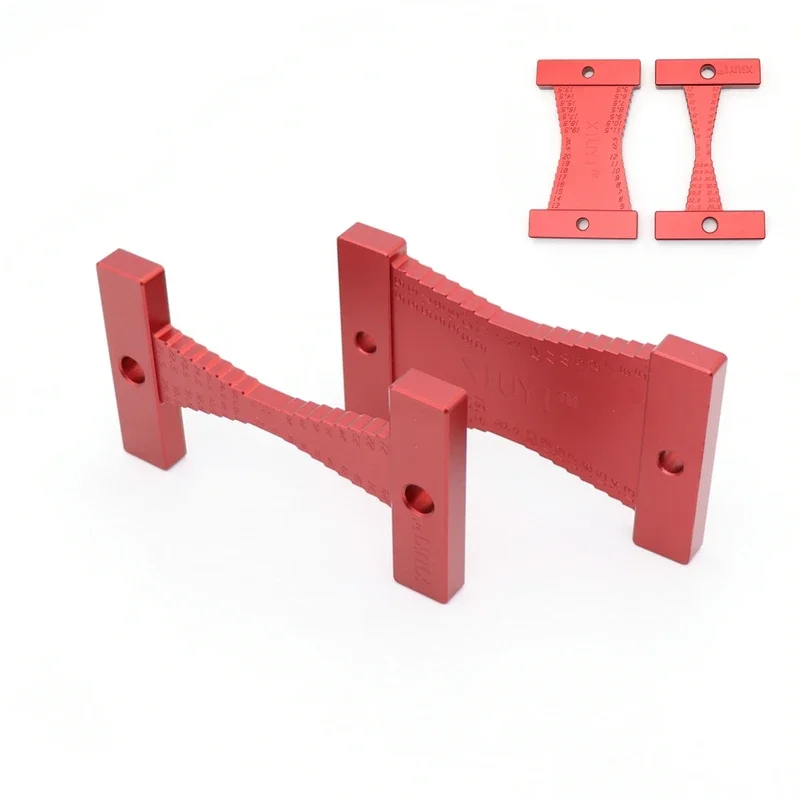 

2PCS Woodworking High Precision Height Gauge 5-35.5mm Router Table Electric Circular Saw Engraving Machine Measuring Tools Ruler