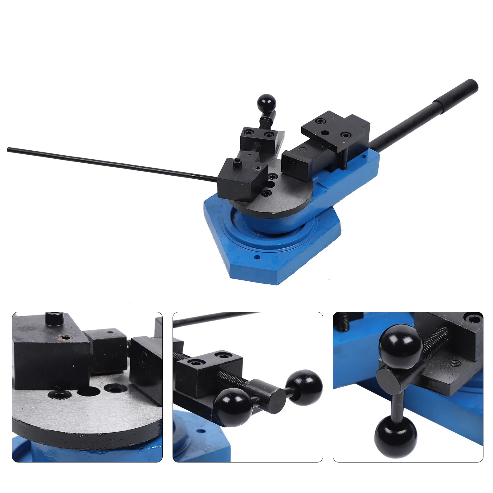 Multi-Functional Bending Bender With 2 Molds&3 Pins - Creates Clamps/Handles/Brackets, Fits Mild Steel&Non-Hardened Metals