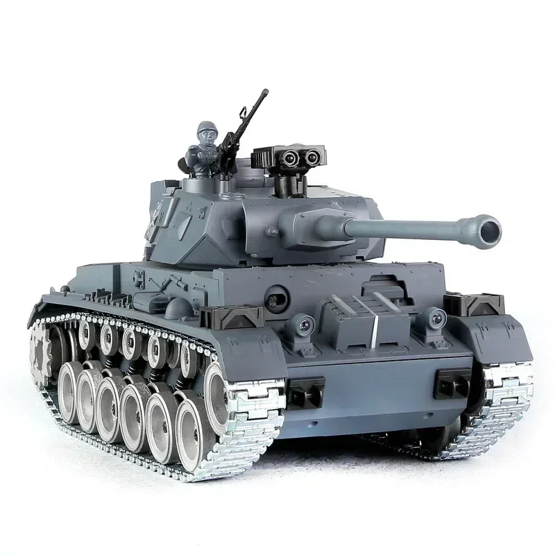 2024สินค้าขายดี RC Dll827 1/18 German lll โลหะสามารถควบคุมระยะไกลได้แทร็กทางวิบากปีนรถของเล่นของขวัญเพื่อความสนุกสนานสำหรับเยาวชน