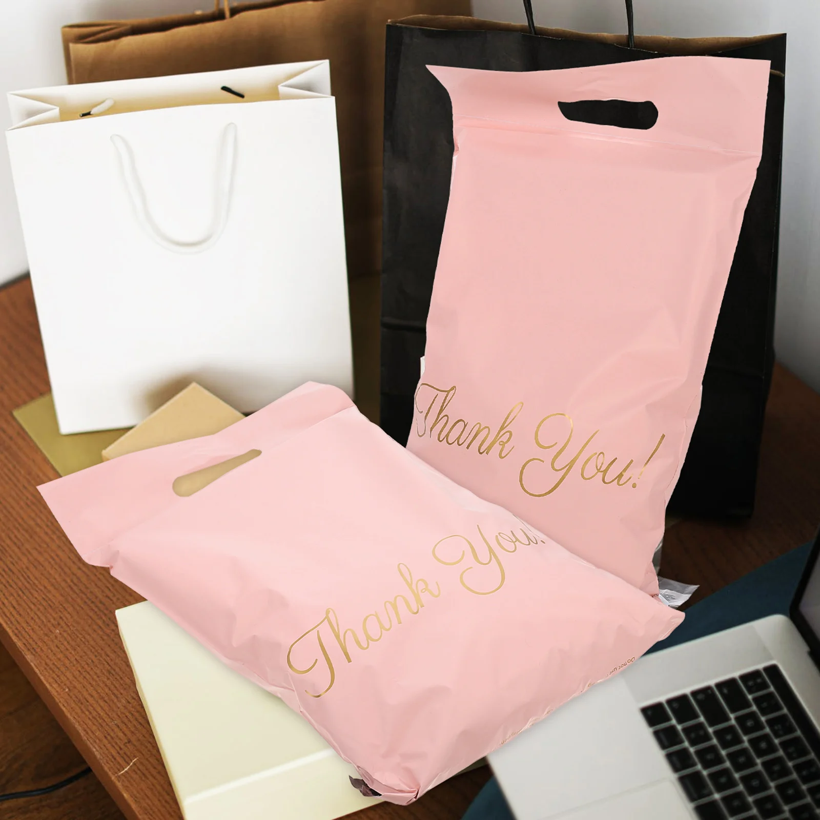 

100 Pcs Thicken Shipping Bag Apparel Bags for Clothes Packaging Packing