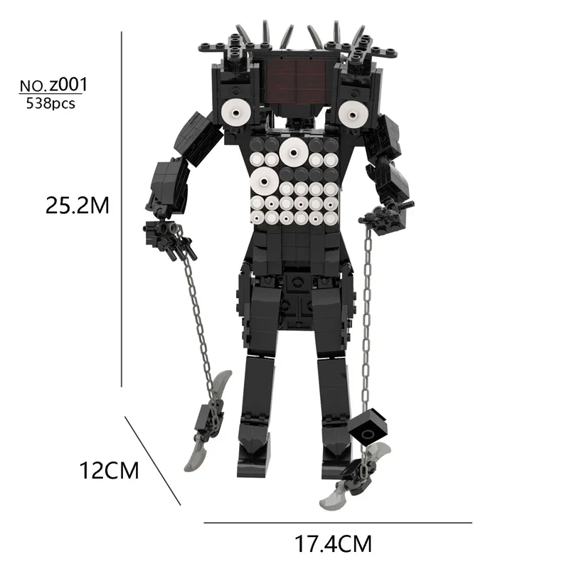 Christmas toys Skibidi Toilet The Audio Man and Camera Titan Man Speakerman Moc Building Blocks For lego Toys DIY Bricks Toy Set