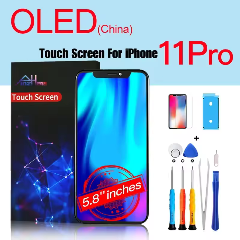 PINZHENG High Quality Screen AMOLED INCELL LCD OLED OEM For iPhone 11 12 13 Mini Pro Max XS XR MAX Display Replacement With Tool - Image 23