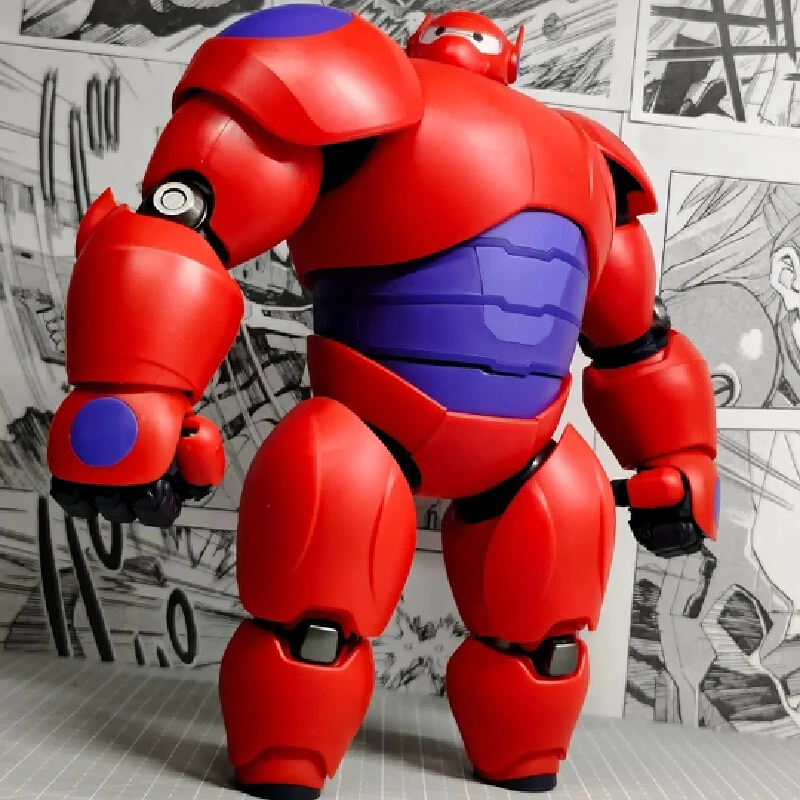 

Seller Genuine Gong Big Hero 6 Baymax Series Assembled Model Baymax 18cm Assembled Action Figure Joint Mobility New Boxed Gifts