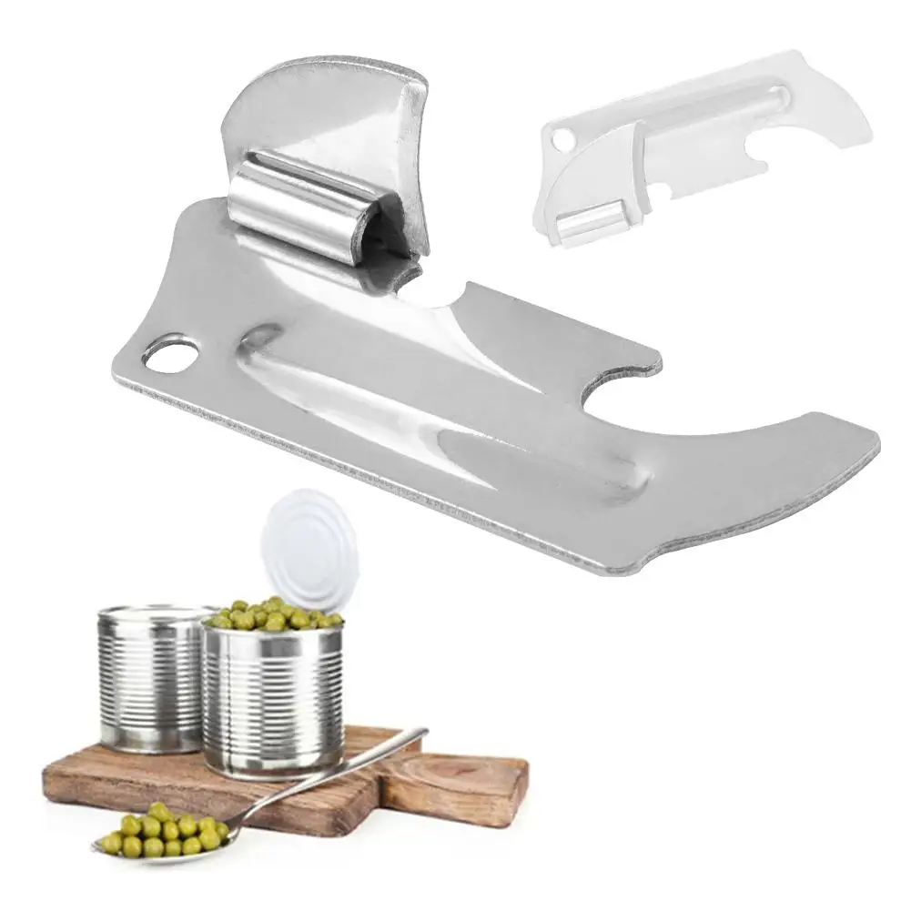 Can Opener Adjustable Stainless Steel Non-slip Manual Home Lid Gadget Kitchen Bottle Opener Bottle Gadgets Tool Jar Profess M8q7