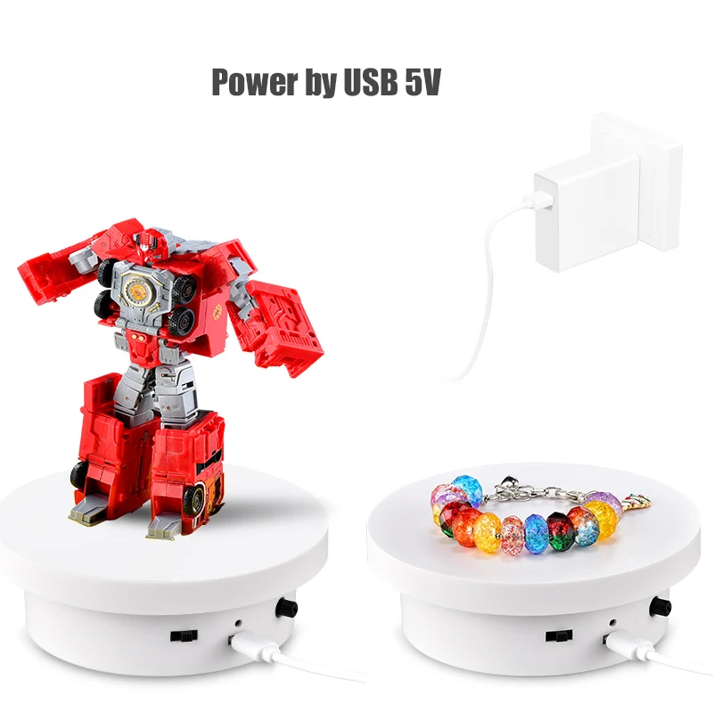 BFOLLOW 13cm/20cm Electric 360° Rotating Display Turntable 2