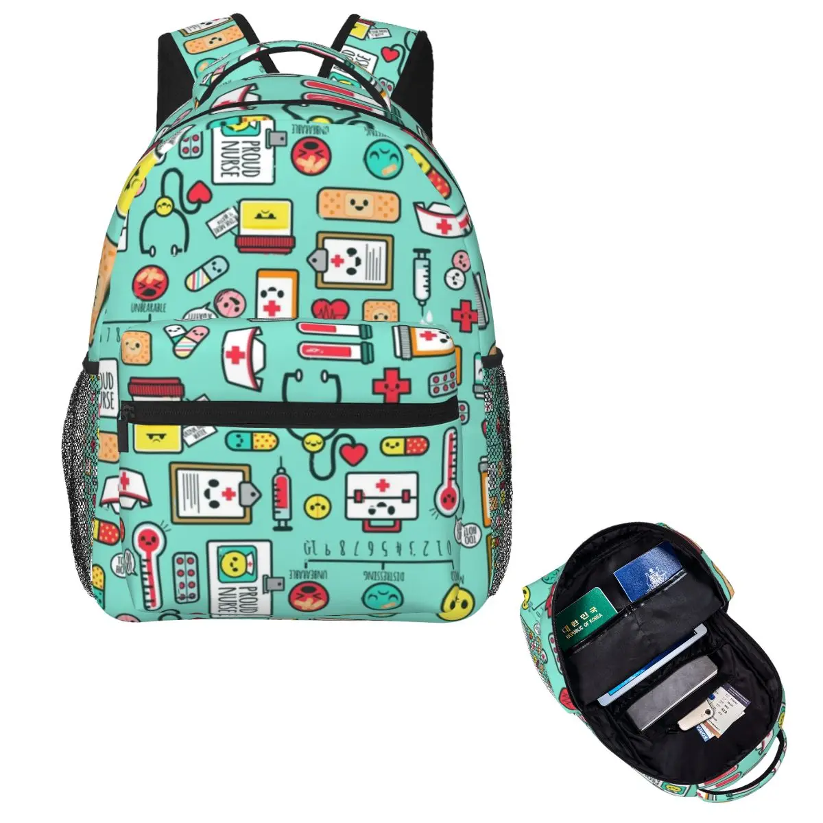 

Nurse Mode Backpack Hot Sale Daypack Large Capacity Kids BookBag School Bag Shoulder Bags for Men Women