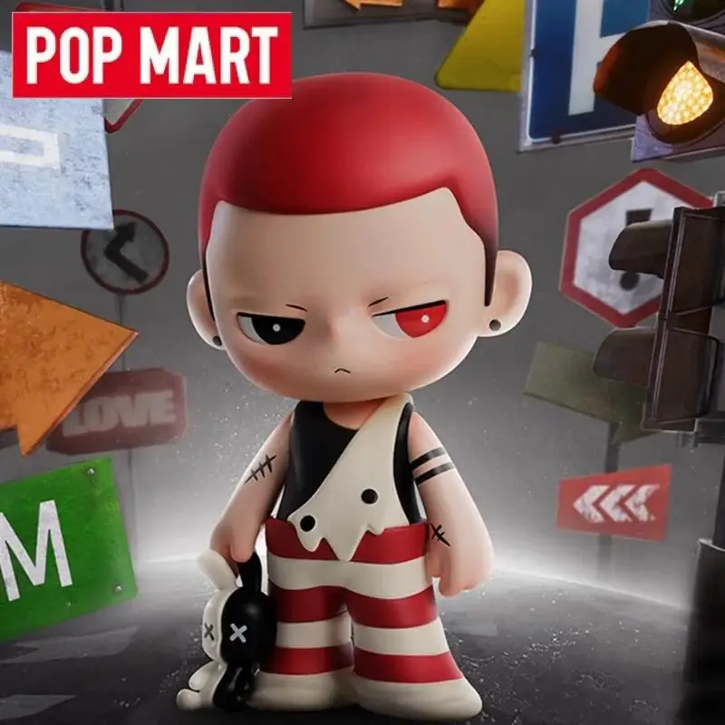 POP MART Kubo City of Sunset Series Blind Box Trendy Desktop Handgemaakte Ornamenten Model Poppen Verrassing Gilrs Collectie Speelgoed Cadeau