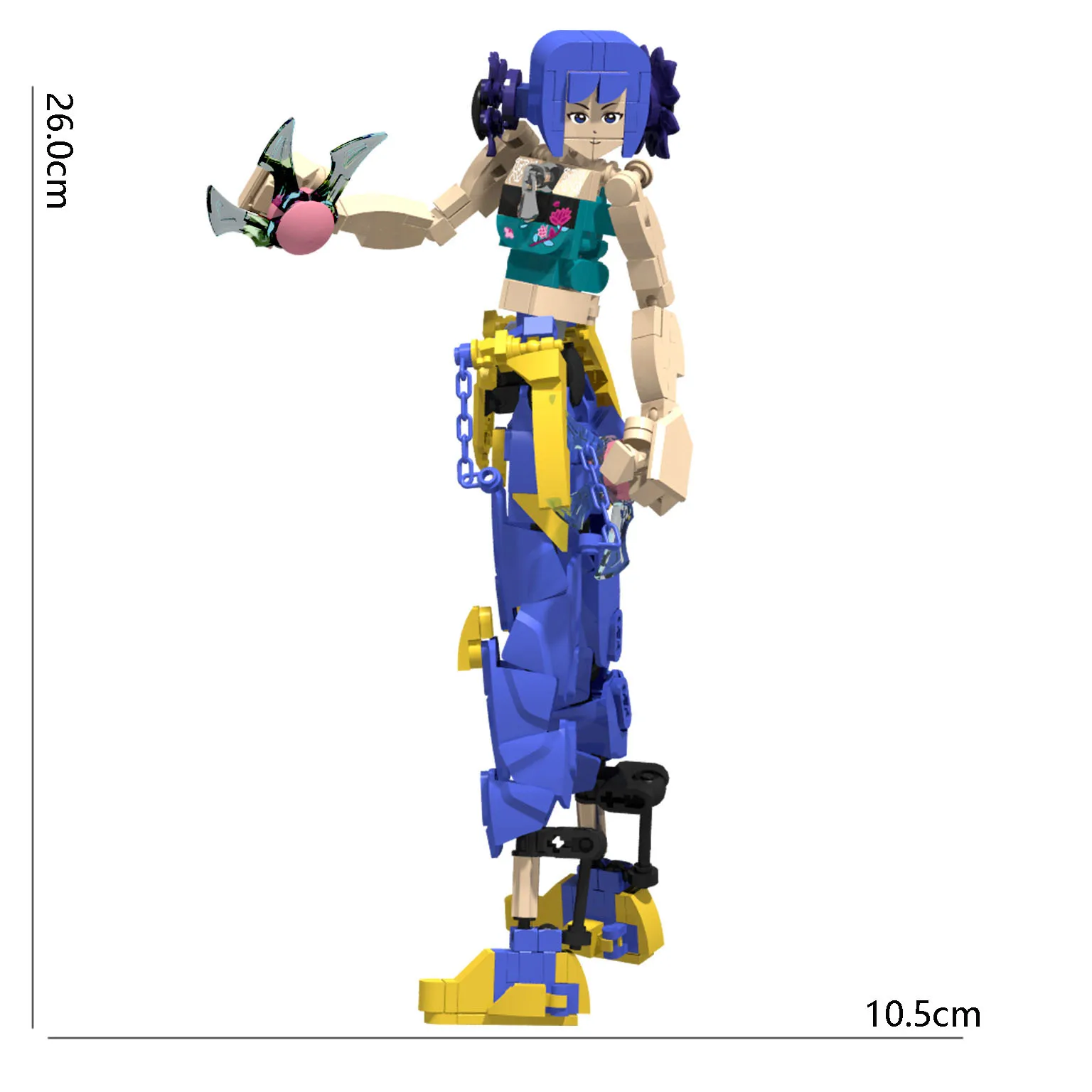 Anime Kpop Demons Hunters Blocks Toy Mira Rumi Zoey Building Blocks SetToyBoys Girls Creative Lion Crow Toys Kids Gift