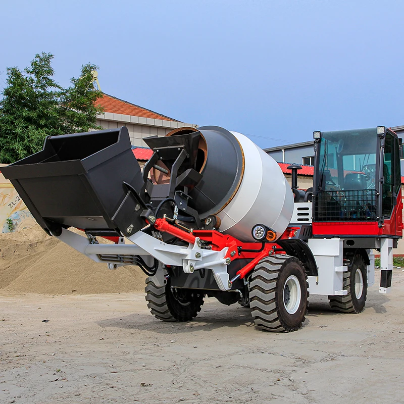 Hot Sale 3.5 Cubic Meter Automatic Water Self Loading Cement Concrete Mixer Truck Ready Mix Concrete Mixer Truck Price