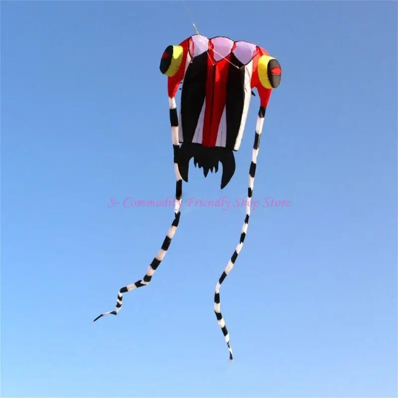 Cerfs-volants colorés en forme poulpe 85AE, adaptés vol pour les enfants débutants, cerfs-volants pique-nique