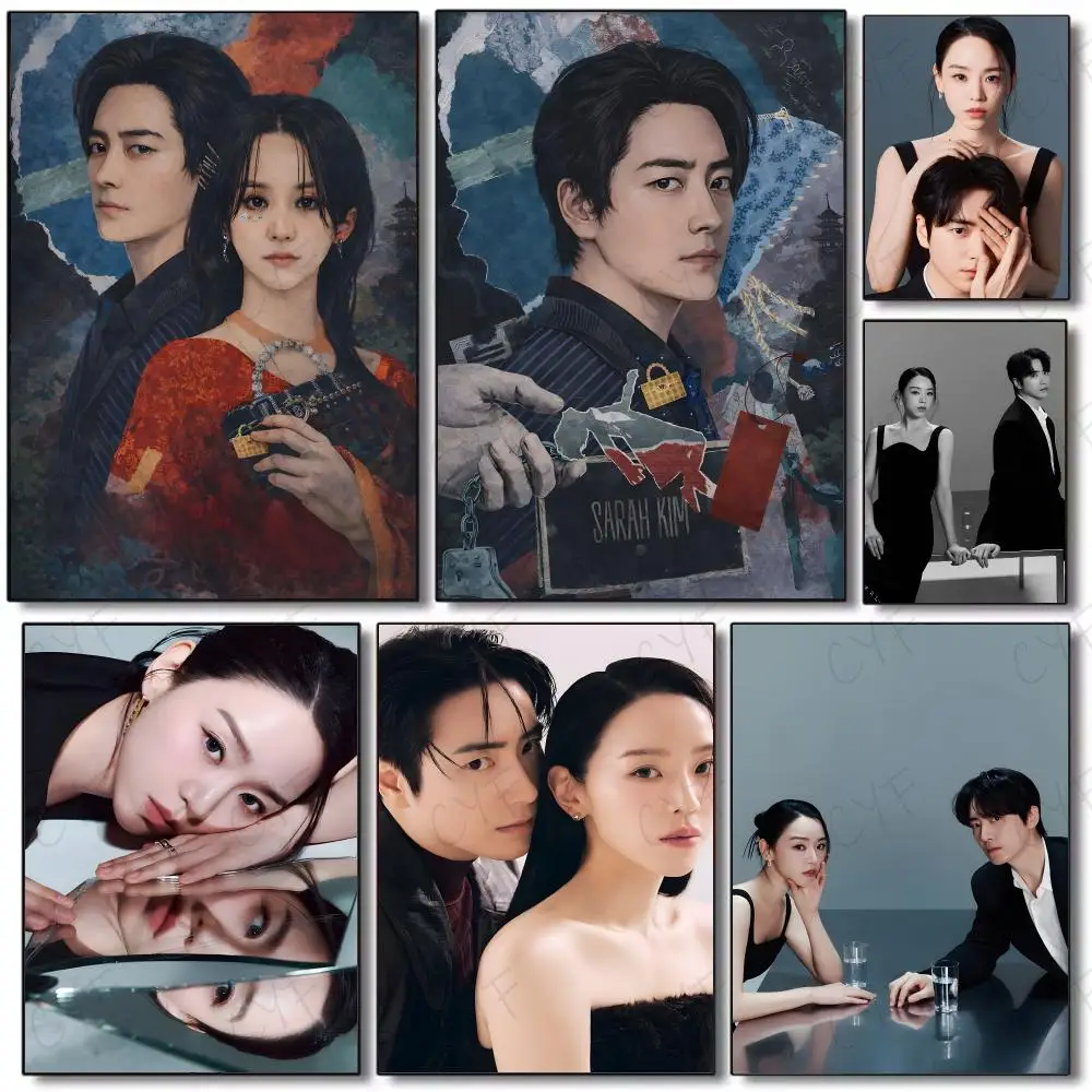 Korean Drama Style T-The Art of S-Sarah Poster Painting Wall Art Mural for Living Room Home Decor and Gifts