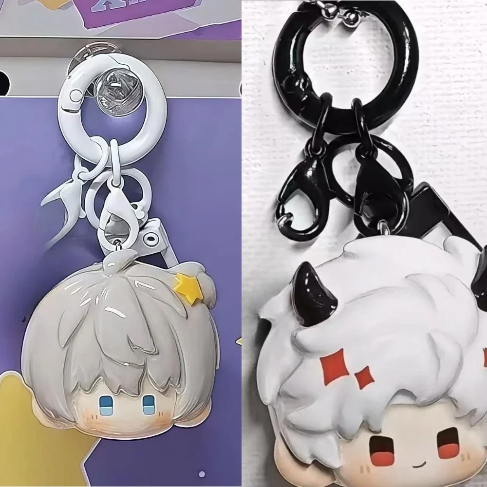 Amor y espacio profundo papel Rafael Xavier Zayne Xavier Caleb resina pequeño pájaro colgante Ins llavero Anime lindo libro bolsa regalos colgantes